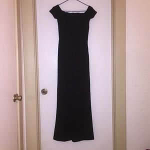 Black Off-the-Shoulder Lulu’s Jumpsuit